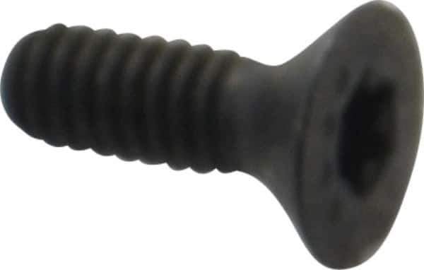 Camcar - #5-40 UNC Torx Plus Drive, 82° Flat Screw - Alloy Steel, Black Oxide Finish, Fully Threaded, 3/8" OAL - Apex Tool & Supply