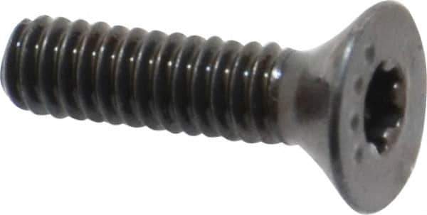 Camcar - #5-40 UNC Torx Plus Drive, 82° Flat Screw - Alloy Steel, Black Oxide Finish, Fully Threaded, 1/2" OAL - Apex Tool & Supply