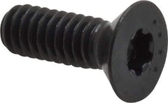 Camcar - 1/4-20 UNC Torx Plus Drive, 82° Flat Screw - Alloy Steel, Black Oxide Finish, Fully Threaded, 3/4" OAL - Apex Tool & Supply