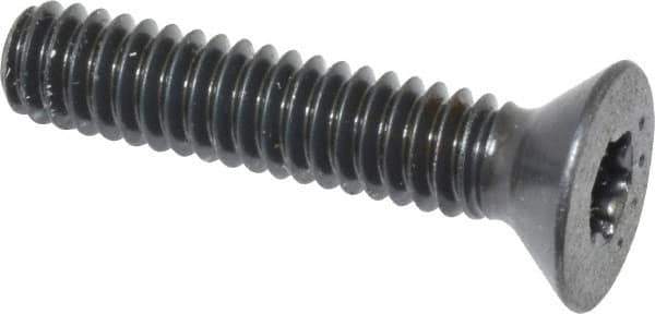 Camcar - 1/4-20 UNC Torx Plus Drive, 82° Flat Screw - Alloy Steel, Black Oxide Finish, Fully Threaded, 1-1/4" OAL - Apex Tool & Supply