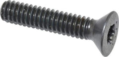 Camcar - 1/4-20 UNC Torx Plus Drive, 82° Flat Screw - Alloy Steel, Black Oxide Finish, Fully Threaded, 1-1/4" OAL - Apex Tool & Supply