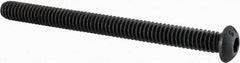 Value Collection - 1/4-20 UNC Hex Socket Drive, Button Screw - Alloy Steel, Black Oxide Finish, Fully Threaded, 3" Length Under Head - Apex Tool & Supply