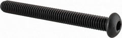 Value Collection - 5/16-18 UNC Hex Socket Drive, Button Screw - Alloy Steel, Black Oxide Finish, Fully Threaded, 3" Length Under Head - Apex Tool & Supply