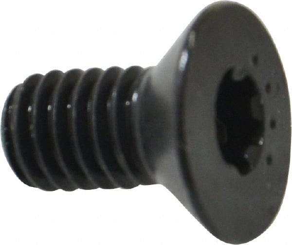 Camcar - 5/16-18 UNC Torx Plus Drive, 82° Flat Screw - Alloy Steel, Black Oxide Finish, Fully Threaded, 5/8" OAL - Apex Tool & Supply