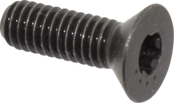 Camcar - 5/16-18 UNC Torx Plus Drive, 82° Flat Screw - Alloy Steel, Black Oxide Finish, Fully Threaded, 1" OAL - Apex Tool & Supply