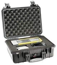 Pelican Products, Inc. - 13" Wide x 13" Deep x 6-53/64" High, Clamshell Hard Case - Black, Plastic - Apex Tool & Supply