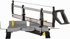 Stanley - 45°, 54°, 60°, 67.5°, 75°, 90° Miter Saw Miter Box & Saw - 14-1/2" Box Width x 27-3/4" Box Length - Apex Tool & Supply
