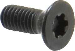 Camcar - #10-32 UNF Torx Plus Drive, 82° Flat Screw - Alloy Steel, Black Oxide Finish, Fully Threaded, 1/2" OAL - Apex Tool & Supply