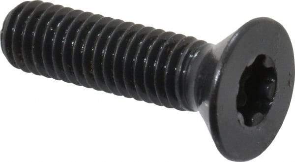 Camcar - #10-32 UNF Torx Plus Drive, 82° Flat Screw - Alloy Steel, Black Oxide Finish, Fully Threaded, 3/4" OAL - Apex Tool & Supply
