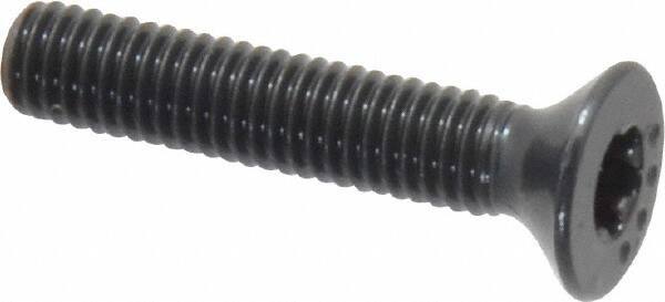 Camcar - #10-32 UNF Torx Plus Drive, 82° Flat Screw - Alloy Steel, Black Oxide Finish, Fully Threaded, 1" OAL - Apex Tool & Supply