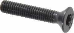 Camcar - #10-32 UNF Torx Plus Drive, 82° Flat Screw - Alloy Steel, Black Oxide Finish, Fully Threaded, 1" OAL - Apex Tool & Supply