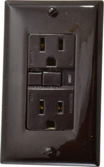 Cooper Wiring Devices - 1 Phase, 5-15R NEMA, 125 VAC, 15 Amp, Self Grounding, GFCI Receptacle - 2 Pole, Back and Side Wiring, Tamper Resistant, Specification Grade - Apex Tool & Supply