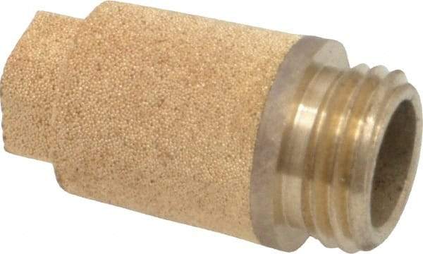 Legris - 1/4 BSPP, 24.5mm OAL, Muffler - 175 Max psi, 6 CFM, 85 Decibel Rating, Bronze - Apex Tool & Supply