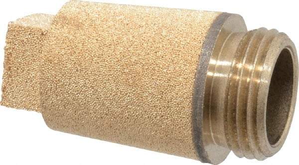 Legris - 3/8 BSPP, 37mm OAL, Muffler - 175 Max psi, 10.5 CFM, 108 Decibel Rating, Bronze - Apex Tool & Supply