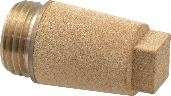 Legris - 1/2 BSPP, 40mm OAL, Muffler - 175 Max psi, 11 CFM, 108 Decibel Rating, Bronze - Apex Tool & Supply