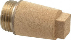 Legris - 1/2 BSPP, 40mm OAL, Muffler - 175 Max psi, 11 CFM, 108 Decibel Rating, Bronze - Apex Tool & Supply