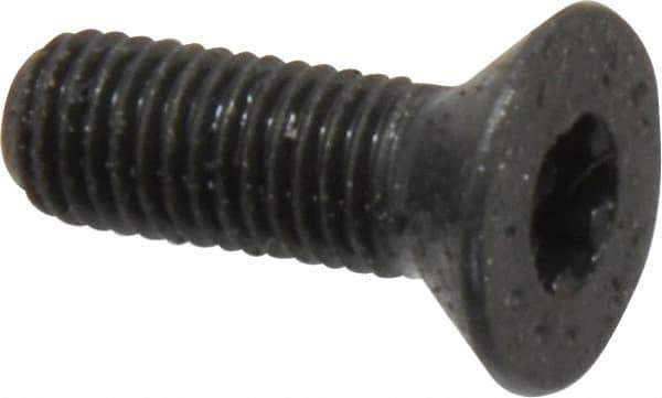 Camcar - 1/4-28 UNF Torx Plus Drive, 82° Flat Screw - Alloy Steel, Black Oxide Finish, Fully Threaded, 3/4" OAL - Apex Tool & Supply