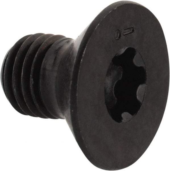Camcar - 5/16-24 UNF Torx Plus Drive, 82° Flat Screw - Alloy Steel, Black Oxide Finish, Fully Threaded, 1/2" OAL - Apex Tool & Supply