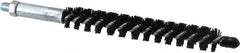 Schaefer Brush - 4" Brush Length, 9/16" Diam, Nylon Single Stem, Single Spiral Condenser Tube Brush - 6-1/4" Long, Nylon, 1/4-28 Male Connection - Apex Tool & Supply