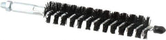 Schaefer Brush - 4" Brush Length, 13/16" Diam, Nylon Single Stem, Single Spiral Condenser Tube Brush - 6-1/4" Long, Nylon, 1/4-28 Male Connection - Apex Tool & Supply