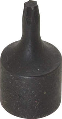 Blackhawk by Proto - 1/4" Drive, T15 Impact Torx Bit Socket - 1-3/16" OAL - Apex Tool & Supply