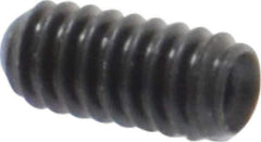 Made in USA - #2-56 UNC, 3/16" Length Under Head, Cup Point Set Screw - Grade 8 Alloy Steel, 0.035" Key - Apex Tool & Supply
