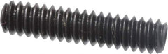 Made in USA - #4-40 UNC, 1/2" Length Under Head, Cup Point Set Screw - Grade 8 Alloy Steel, 0.05" Key - Apex Tool & Supply