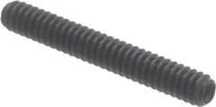Made in USA - #6-32 UNC, 1" Length Under Head, Cup Point Set Screw - Grade 8 Alloy Steel, 1/16" Key - Apex Tool & Supply