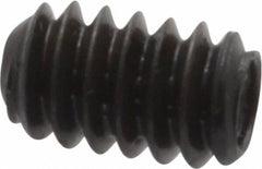 Made in USA - #10-24 UNC, 5/16" Length Under Head, Cup Point Set Screw - Grade 8 Alloy Steel, 3/32" Key - Apex Tool & Supply