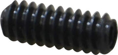 Made in USA - #10-24 UNC, 1/2" Length Under Head, Cup Point Set Screw - Grade 8 Alloy Steel, 3/32" Key - Apex Tool & Supply