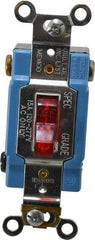 Cooper Wiring Devices - 1 Pole, 120 to 277 VAC, 15 Amp, Industrial Grade, Toggle, Wall and Dimmer Light Switch - 1.31 Inch Wide x 3.28 Inch High - Apex Tool & Supply