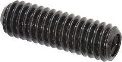 Made in USA - 5/16-18 UNC, 1" Length Under Head, Cup Point Set Screw - Grade 8 Alloy Steel, 5/32" Key - Apex Tool & Supply