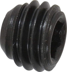 Made in USA - 1/2-13 UNC, 3/8" Length Under Head, Cup Point Set Screw - Grade 8 Alloy Steel, 1/4" Key - Apex Tool & Supply