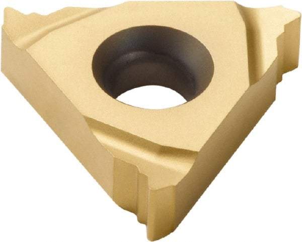 Seco - 16ER External Right Hand MJ Laydown Threading Insert - Grade CP500, TiAlN/TiN Coated Carbide, 9.53mm Inscribed Circle - Apex Tool & Supply