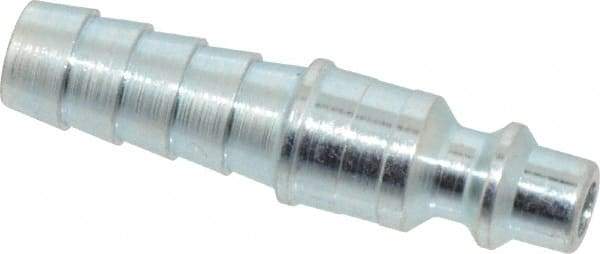 Legris - Hose Barb Industrial Pneumatic Hose Connector - Plated Steel, 1/4" Body Diam, 3/8" Hose ID - Apex Tool & Supply