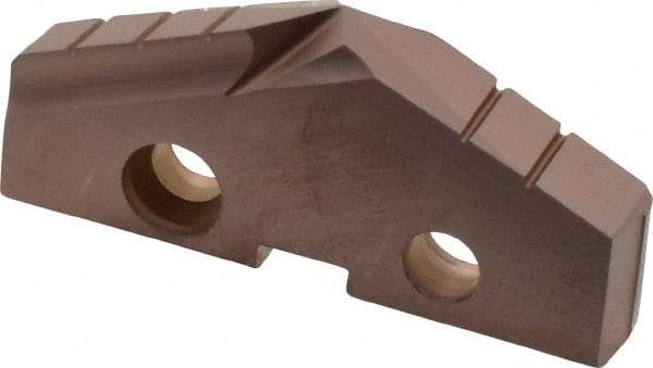 Allied Machine and Engineering - 1-23/32" Diam x 1/4" Thick, Seat Code 3, 132° Included Angle Spade Drill Insert - AM200 Coated, Cobalt, Grade Super Cobalt, Series GEN2 T-A - Apex Tool & Supply
