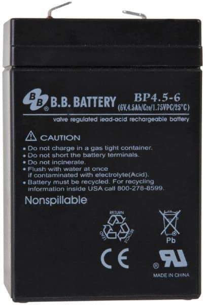 Streamlight - Lead-Acid, 4.5 Amp, Lead Rechargeable Battery - Compatible with Fire Vulcan - Apex Tool & Supply