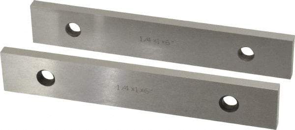 SPI - 6" Long x 1" High x 1/4" Thick, Steel Parallel - 0.0003" & 0.002" Parallelism, Sold as Matched Pair - Apex Tool & Supply