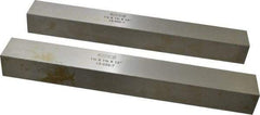 SPI - 12" Long x 1-1/2" High x 1-1/4" Thick, Steel Parallel - 0.0003" & 0.002" Parallelism, Sold as Matched Pair - Apex Tool & Supply