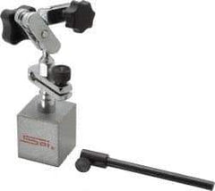 SPI - 50 Lb Magnetic Force, Fine Adjustment Indicator Positioner & Holder with Base - Post (Ball & Socket), Rectangular Base, 1-1/4" Base Height, 1-1/4" Base Length, 1-1/4" Base Width - Apex Tool & Supply