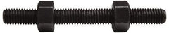 Value Collection - 1/2-13, 5-1/4" Long, Uncoated, Steel, Fully Threaded Stud with Nut - Grade B7, 1/2" Screw, 7B Class of Fit - Apex Tool & Supply