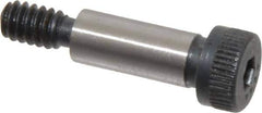 Made in USA - 1/4" Shoulder Diam x 5/8" Shoulder Length, #10-24 UNC, Hex Socket Shoulder Screw - 8 Alloy Steel, 0.357 to 3/8" Head Diam - Apex Tool & Supply