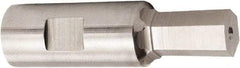 Hassay-Savage - 1.5mm Hexagon Rotary Broach - 3/32" Depth of Cut, 0.315" Shank - Apex Tool & Supply