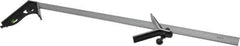 SPI - 3 Piece, 24" Combination Square Set - 1/16, 1/32, 1/64 & 1/8" (4R) Graduation, Hardened Steel Blade, Cast Iron Center & Square Head - Apex Tool & Supply