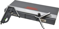 SPI - 3 Piece, 12" Combination Square Set - 1/100, 1/32, 1/50 & 1/64" (16R) Graduation, Hardened Steel Blade, Cast Iron Center & Square Head - Apex Tool & Supply