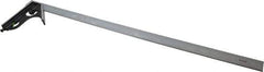 SPI - 2 Piece, 24" Combination Square Set - 1/100, 1/32, 1/50 & 1/64" (16R) Graduation, Hardened Steel Blade, Cast Iron Square Head - Apex Tool & Supply