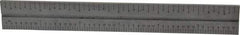 SPI - 6 Inch Long Blade, 4R Graduation Combination Square Blade - Baked Enamel Coated, 1/64, 1/32 1/16 and 1/8 Inch Graduation - Apex Tool & Supply