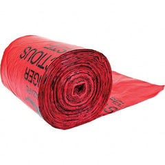 Justrite - Hazardous Waste Bags Type: Hazardous Waste Bag Capacity (Gal.): 10 - Apex Tool & Supply