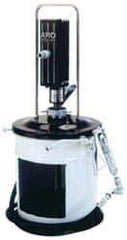 ARO/Ingersoll-Rand - Grease Lubrication 4 Lb/min Flow Carbon Steel Air-Operated Pump - For 35 Lb Container - Apex Tool & Supply