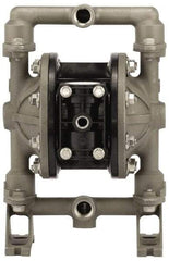 ARO/Ingersoll-Rand - 1/2" NPT, Metallic, Air Operated Diaphragm Pump - Nitrile Diaphragm, Aluminum Housing - Apex Tool & Supply